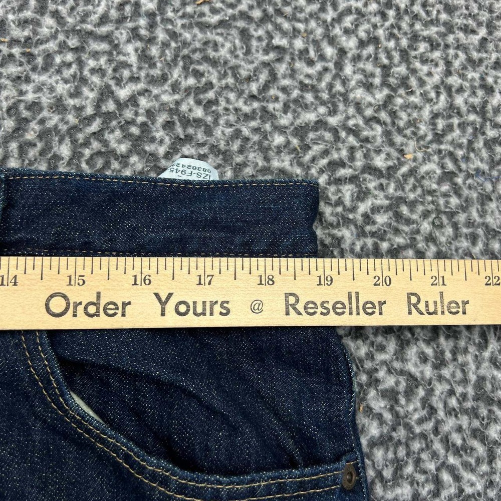 Wrangler Jeans Men 38x30 Blue Straight Fit Denim Pants Outdoor Pocket Cotton - Picture 4 of 9